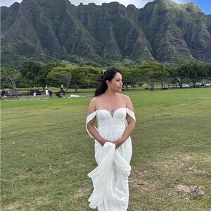 Azazie Diamond White Wedding Dress